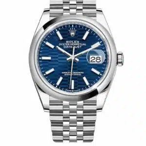 Rolex DateJust Blue Motif Dial S/Steel Jubilee 126200 36mm (2022)
