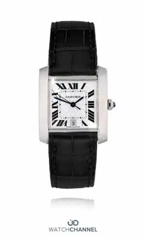 Cartier Tank Francaise White Roman 28mm x 32mm 2366 (2005)