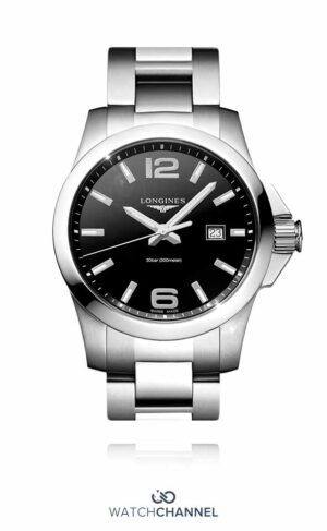 Longines Conquest Black Arabic Dial S/Steel L3.659.4 41mm (2013)