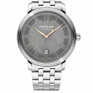Montblanc Tradition Grey Roman Dial S/Steel 132433 40mm (2024)