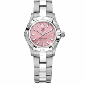 TAG Heuer Ladies Aquaracer Pink Dial S/Steel WAF1418 27mm (2009)