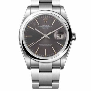 Rolex Vintage Oyster Perpetual Date Black Dial S/Steel 1500 34mm (1972)