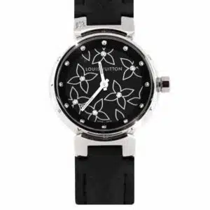 Louis Vuitton Ladies Tambour Lovely Diamonds Q121G1 30mm (2005)