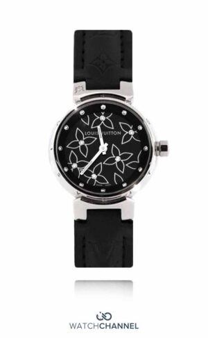 Louis Vuitton Ladies Tambour Lovely Diamonds Q121G1 30mm (2005)