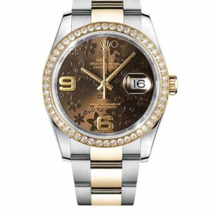 Rolex Brown Floral Motif 116243 36mm (2010)