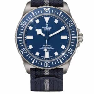 Tudor Pelagos FXD Blue Dial Titanium Blue Textile Strap 42mm 25707B/22 (2022)