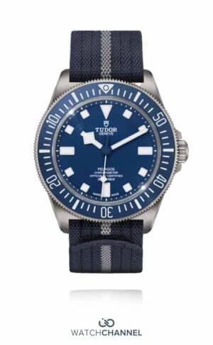 Tudor Pelagos FXD Blue Dial Titanium Blue Textile Strap 42mm 25707B/22 (2022)